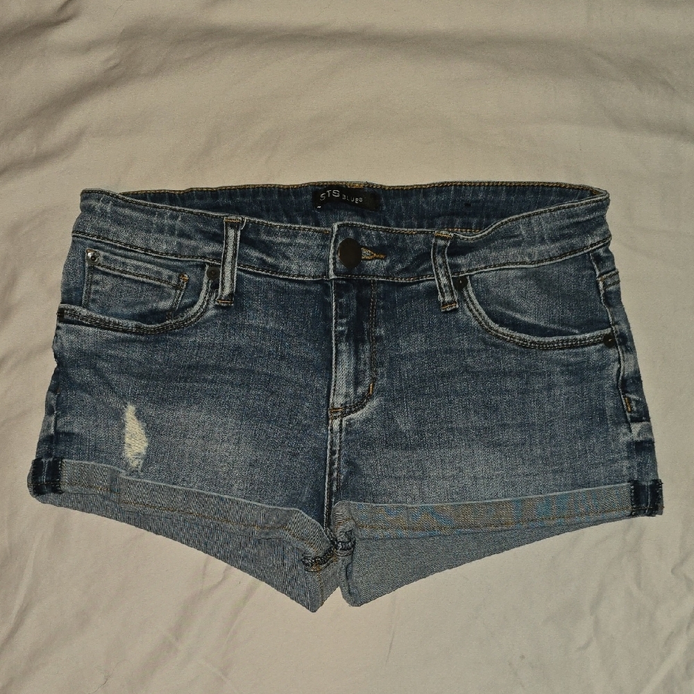 STS Blue Nordstrom Denim Distressed Women's Shorts Size 27